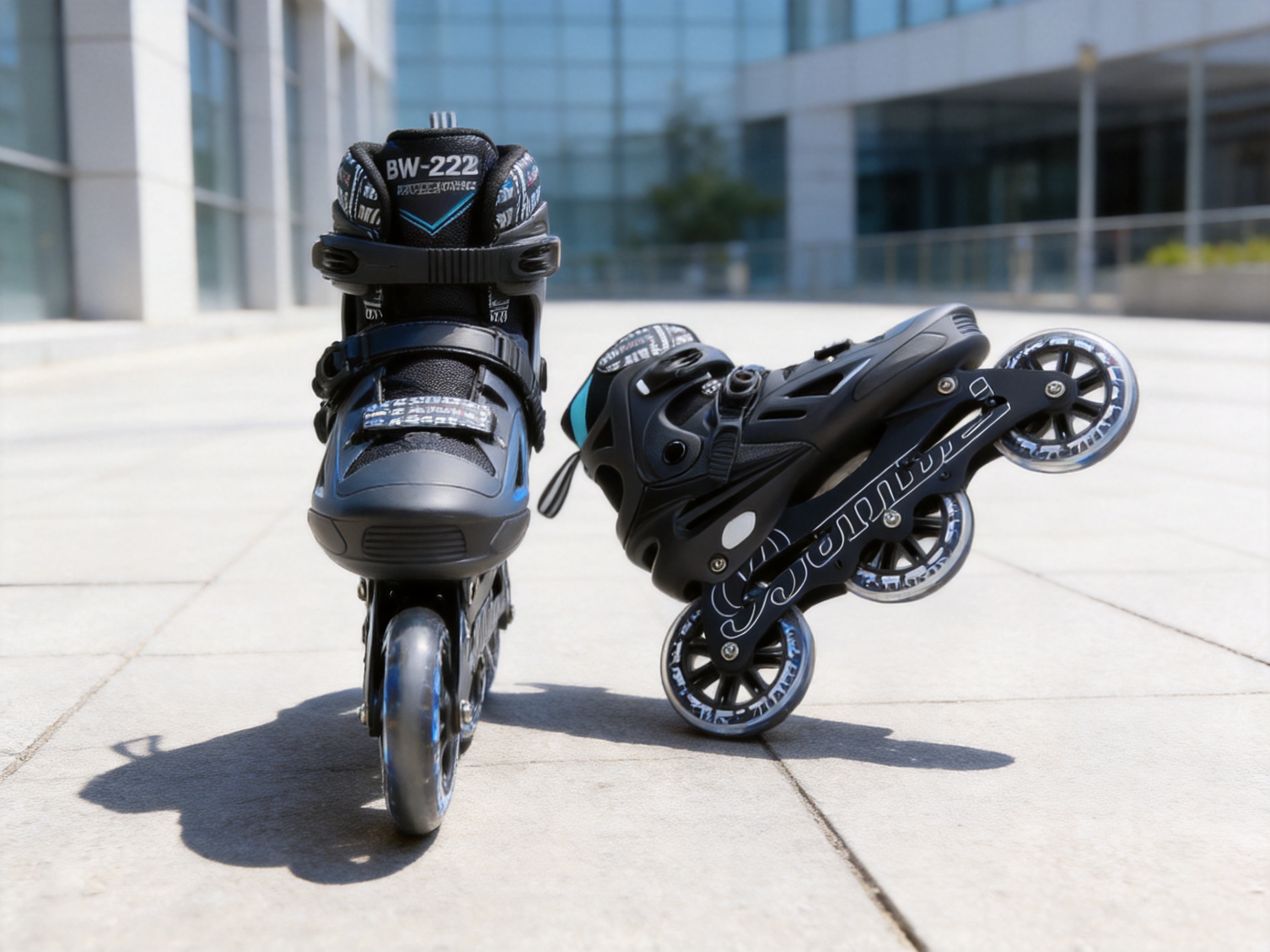 Three-Wheel Adjustable Speed Inline Skates for Long-Distance Performance